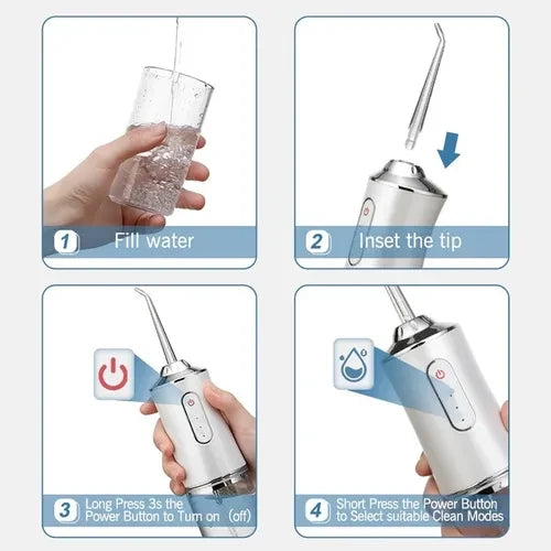 Irrigador Bucal Oral Recargable