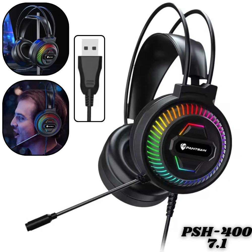Diadema Alambrica Gamer Psh400 7.1