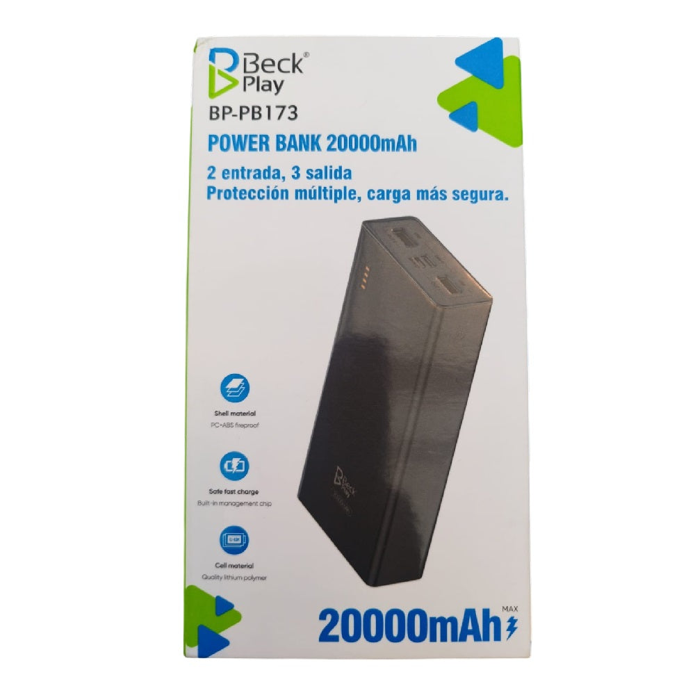 Power Bank De 20000mah Para Muchas Recargas