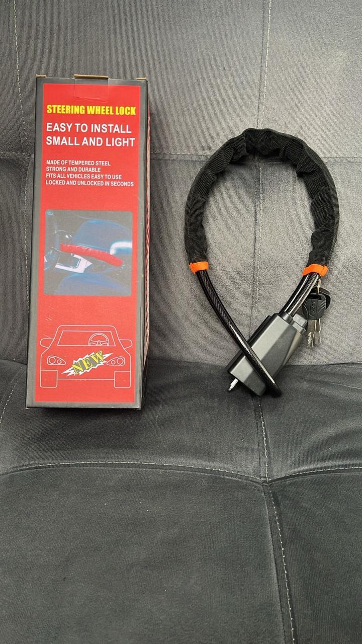 Seguro Candado Universal Antirrobo De Volante Auto Camioneta