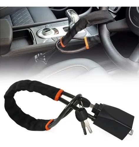 Seguro Candado Universal Antirrobo De Volante Auto Camioneta
