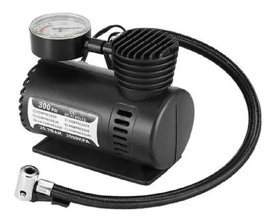 Compresor Aire Mini 12v 300 Psi Portátil Neumáticos