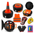 Kit Carretera Carro Cono Led Cable Remolque Emergencia
