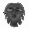 Mascara Negra Rostro Con Huecos